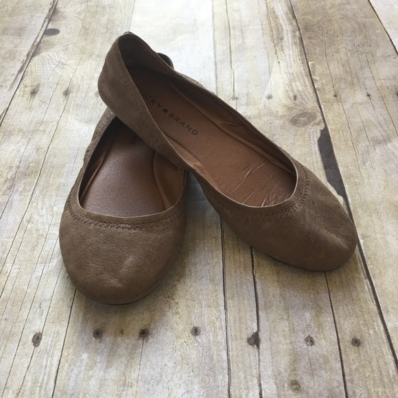 Lucky Brand Leather Ballet Flats - Picture 2 of 5